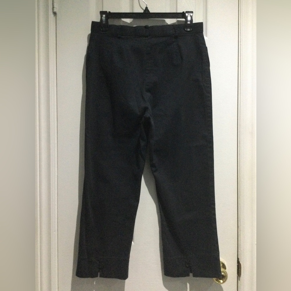 Flair Sport Classic Cotton Black Straight Leg Women's Pants - Picture 5 of 5
